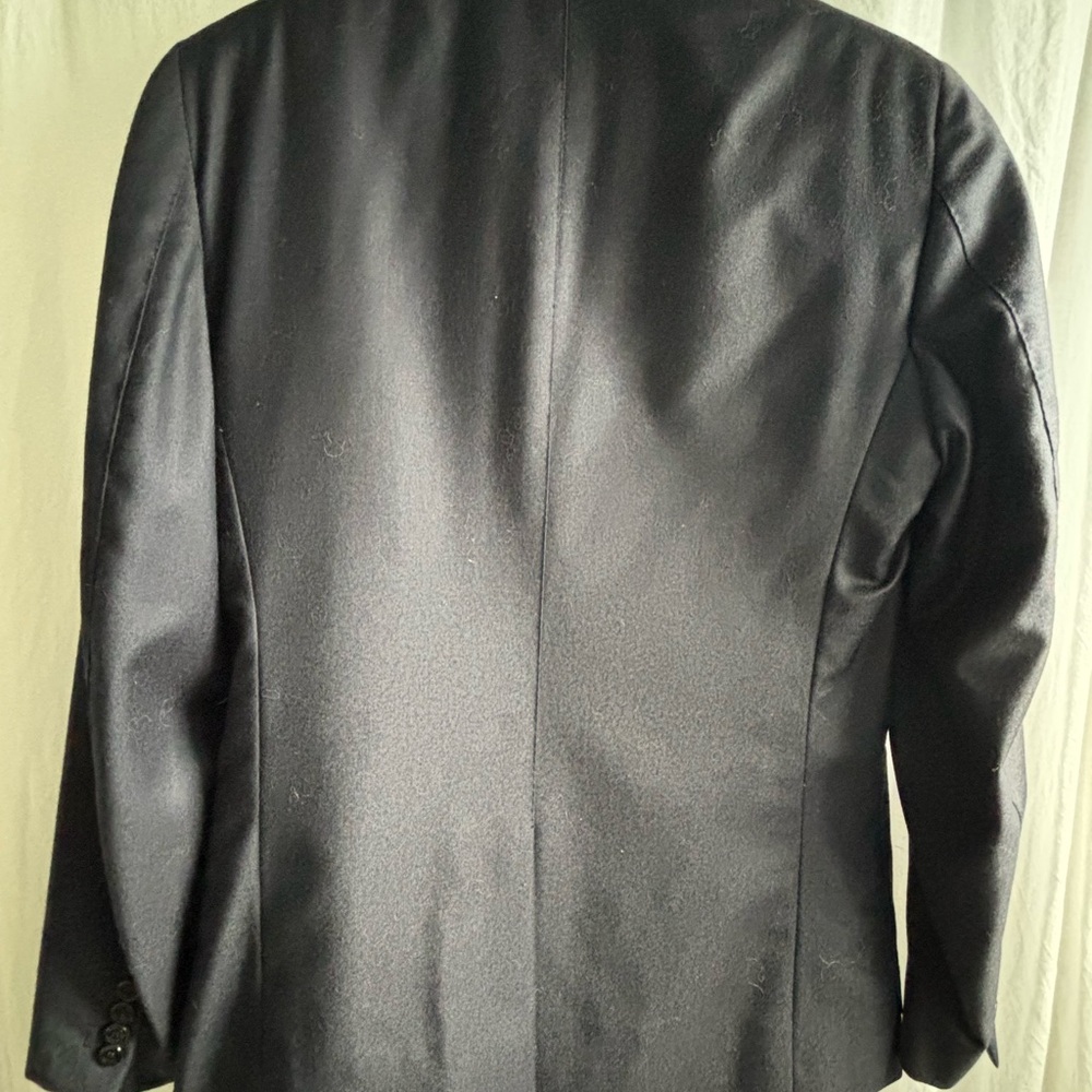 Navy Burberry Blazer Size Womens 10/12 or men's US 38 - Picture 3 of 6